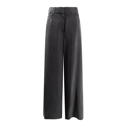 Trousers > Wide Trousers - - Alysi - Modalova