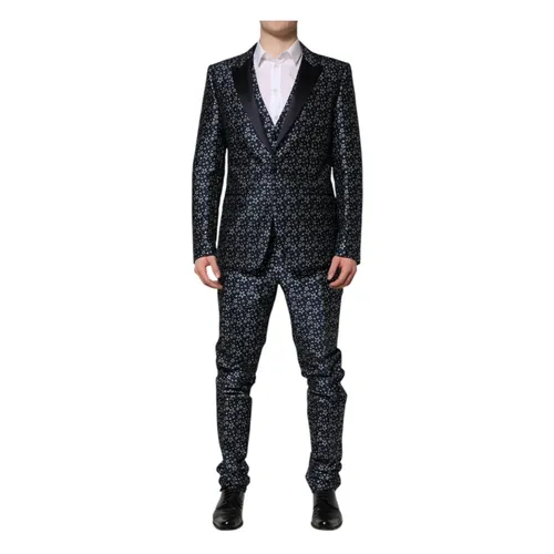 Suits > Suit Sets > Single Breasted Suits - - Dolce & Gabbana - Modalova