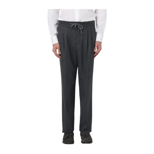 Trousers > Straight Trousers - - Brunello Cucinelli - Modalova