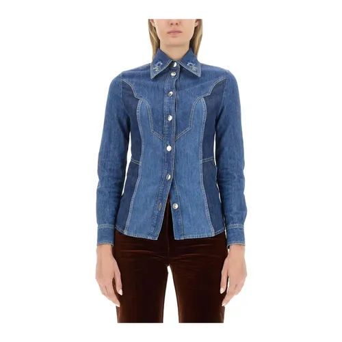 Blouses & Shirts > Denim Shirts - - Etro - Modalova