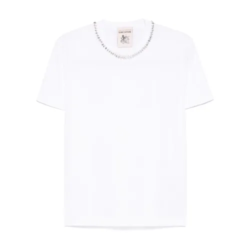 Tops > T-Shirts - - Semicouture - Modalova