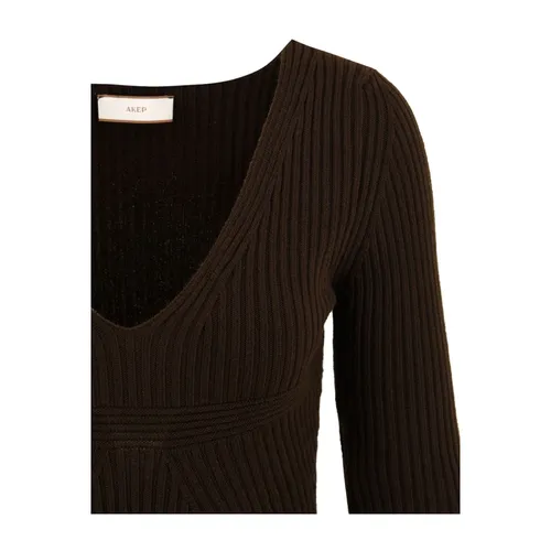 Dresses > Day Dresses > Knitted Dresses - - Akep - Modalova