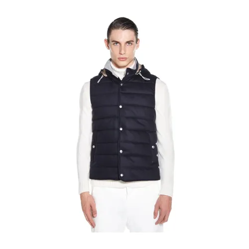 Eleventy - Jackets > Vests - Blue - Eleventy - Modalova