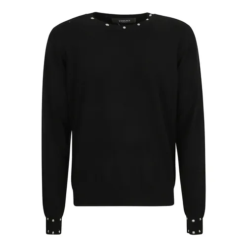 Knitwear > Round-neck Knitwear - - Versace - Modalova
