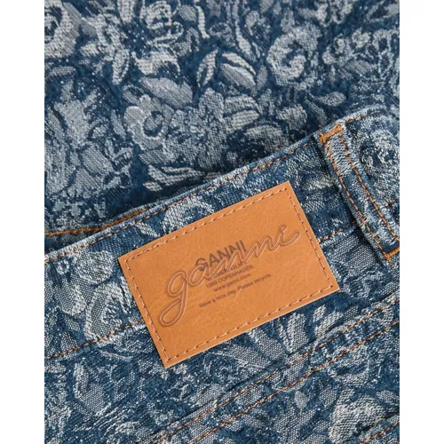 Jeans > Cropped Jeans - - Ganni - Modalova