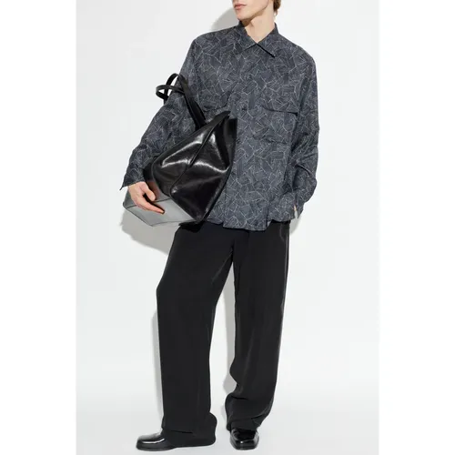 Trousers > Wide Trousers - - Giorgio Armani - Modalova