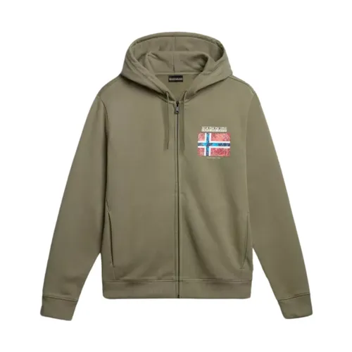 Sweatshirts & Hoodies > Zip-throughs - - Napapijri - Modalova