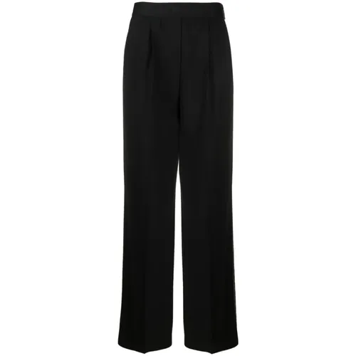 Trousers > Wide Trousers - - Msgm - Modalova