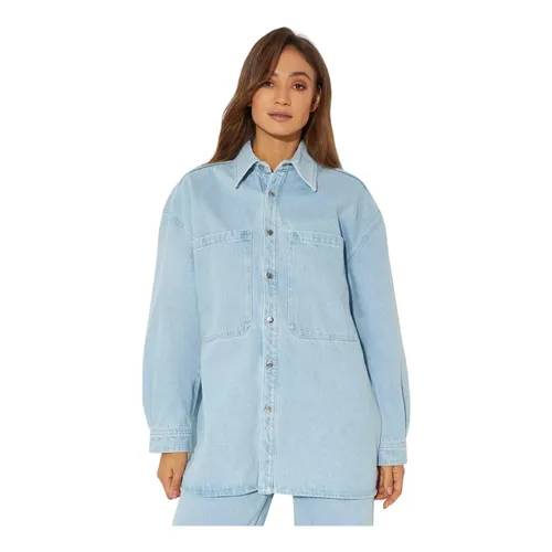 Blouses & Shirts > Denim Shirts - - Nanushka - Modalova