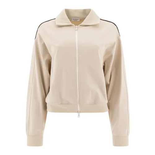 Sweatshirts & Hoodies > Zip-throughs - - Brunello Cucinelli - Modalova