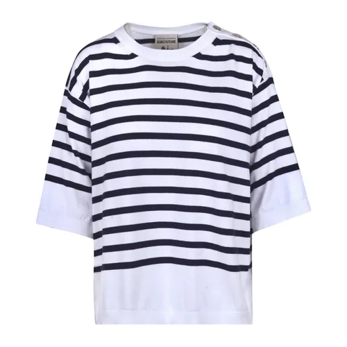Knitwear > Round-neck Knitwear - - Semicouture - Modalova