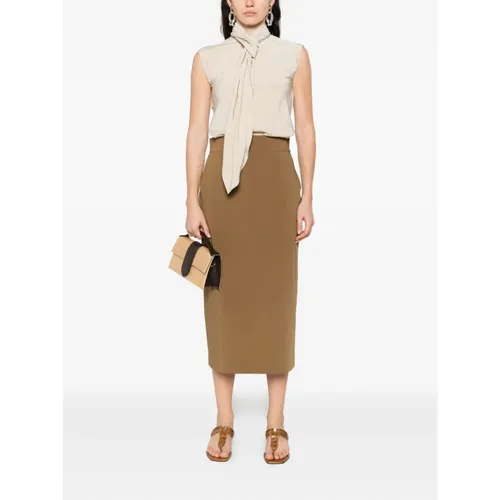 Tops > Sleeveless Tops - - Alberta Ferretti - Modalova
