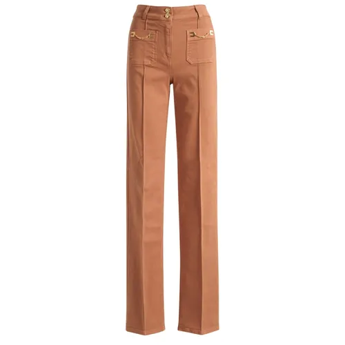 Trousers > Straight Trousers - - Elisabetta Franchi - Modalova