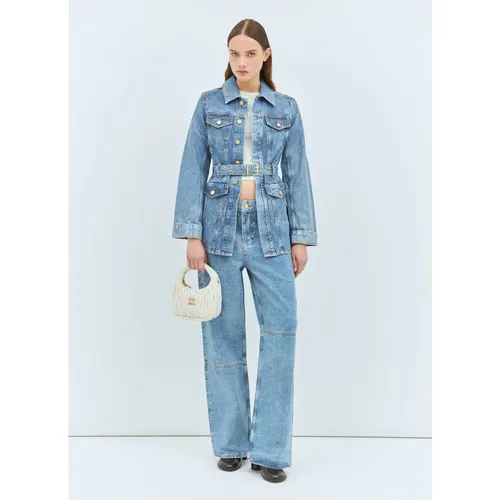 Jackets > Denim Jackets - - Ganni - Modalova