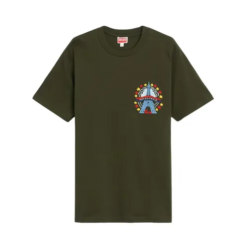 Kenzo - Tops > T-Shirts - Green - Kenzo - Modalova