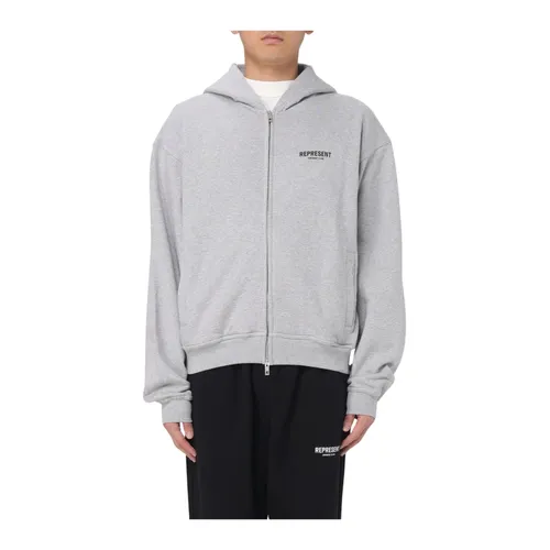 Sweatshirts & Hoodies > Zip-throughs - - Represent - Modalova