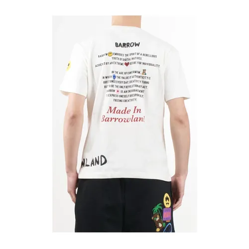 Barrow - Tops > T-Shirts - White - Barrow - Modalova