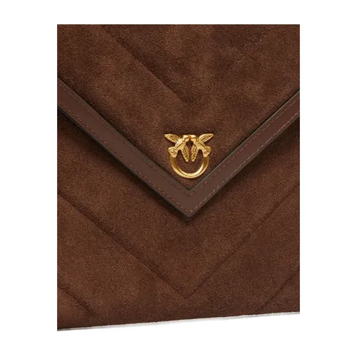 Pinko - Bags > Clutches - Brown - Pinko - Modalova
