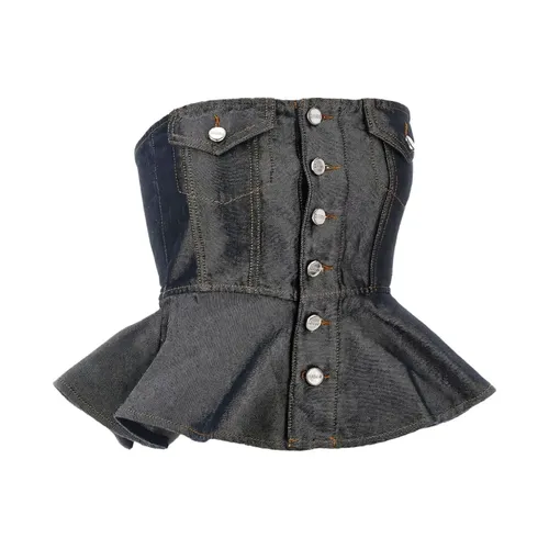 Tops > Sleeveless Tops - - Ganni - Modalova