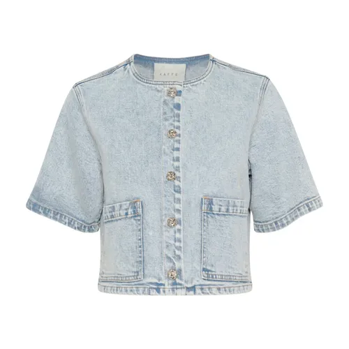 Jackets > Denim Jackets - - Kaffe - Modalova