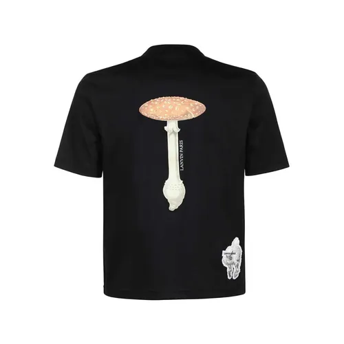 Lanvin - Tops > T-Shirts - Black - Lanvin - Modalova