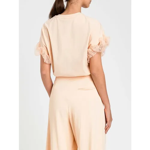 Twinset - Tops > T-Shirts - Pink - Twinset - Modalova