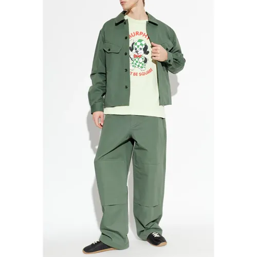 Kenzo - Tops > T-Shirts - Green - Kenzo - Modalova