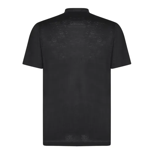 Lardini - Tops > T-Shirts - Black - Lardini - Modalova