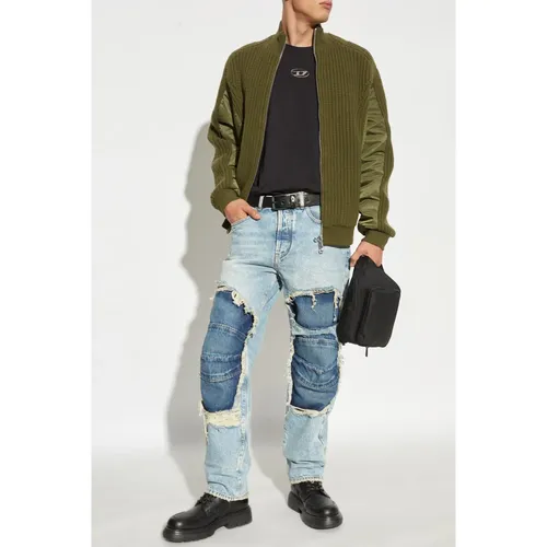 Knitwear > Cardigans - - Diesel - Modalova