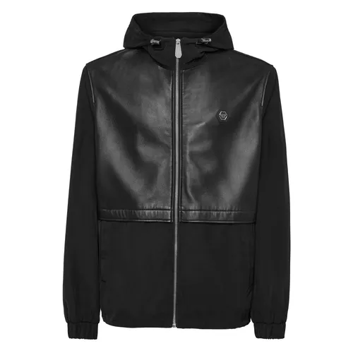 Jackets > Leather Jackets - - Philipp Plein - Modalova