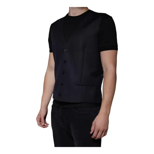 Suits > Suit Vests - - Dolce & Gabbana - Modalova
