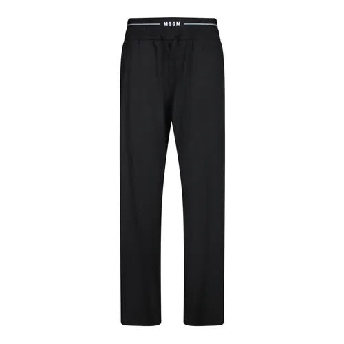 Trousers > Straight Trousers - - Msgm - Modalova