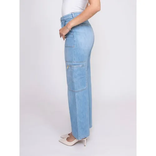 Jeans > Straight Jeans - - Elisabetta Franchi - Modalova
