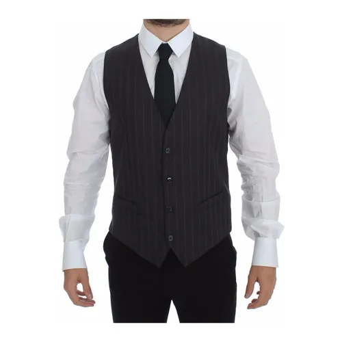 Suits > Suit Vests - - Dolce & Gabbana - Modalova