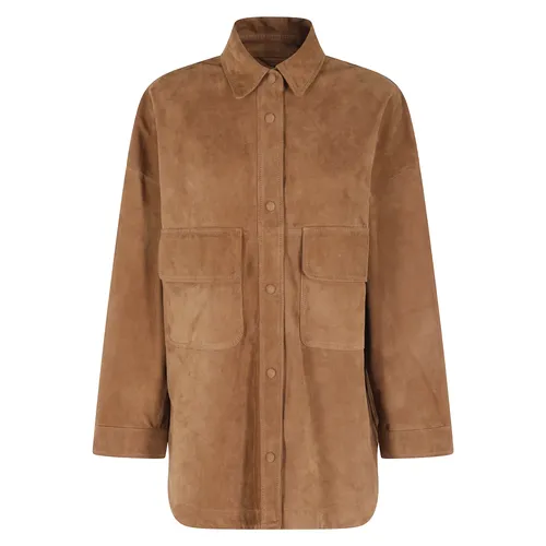 Jackets > Leather Jackets - - Federica Tosi - Modalova