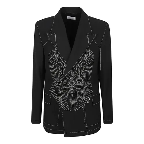 Jackets > Blazers - - Off White - Modalova