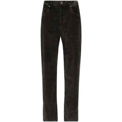 Trousers > Straight Trousers - - Dolce & Gabbana - Modalova