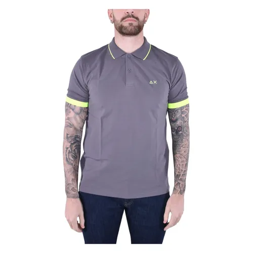 Sun68 - Tops > Polo Shirts - Gray - Sun68 - Modalova