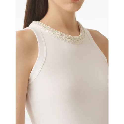 Tops > Sleeveless Tops - - Fabiana Filippi - Modalova