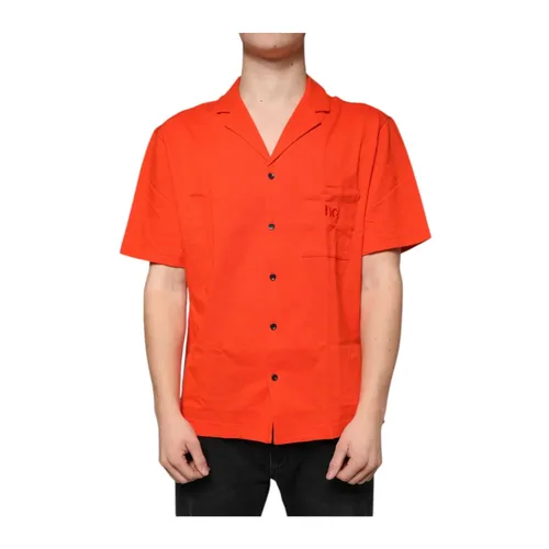 Shirts > Short Sleeve Shirts - - Dolce & Gabbana - Modalova