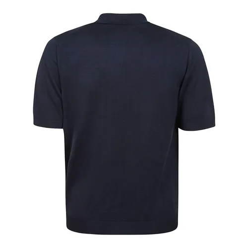 Isaia - Tops > Polo Shirts - Blue - Isaia - Modalova