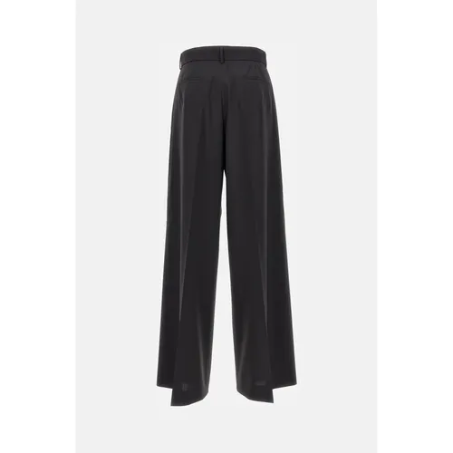 Trousers > Wide Trousers - - Sportmax - Modalova