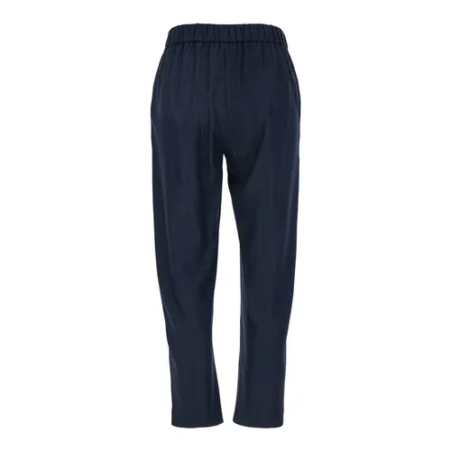 Trousers > Straight Trousers - - Plain - Modalova