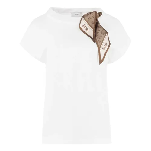 Herno - Tops > T-Shirts - White - Herno - Modalova