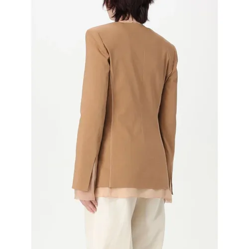 Pinko - Jackets > Blazers - Brown - Pinko - Modalova