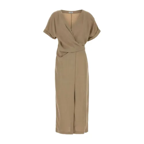 Dresses > Day Dresses > Midi Dresses - - Brunello Cucinelli - Modalova