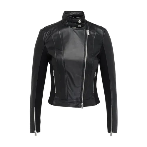 Jackets > Leather Jackets - - Pinko - Modalova