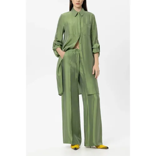 Trousers > Wide Trousers - - Luisa Cerano - Modalova