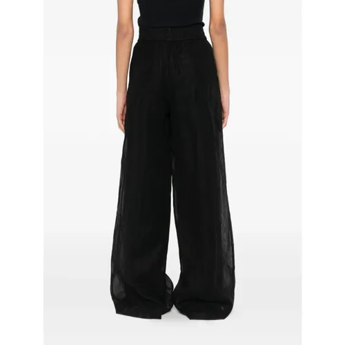 Trousers > Wide Trousers - - Brunello Cucinelli - Modalova