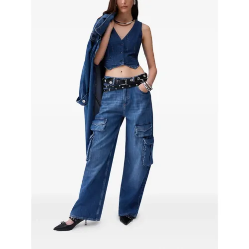 Liu Jo - Jackets > Vests - Blue - Liu Jo - Modalova